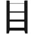 Estantería/divisor de espacios madera pino negro 80x35x125