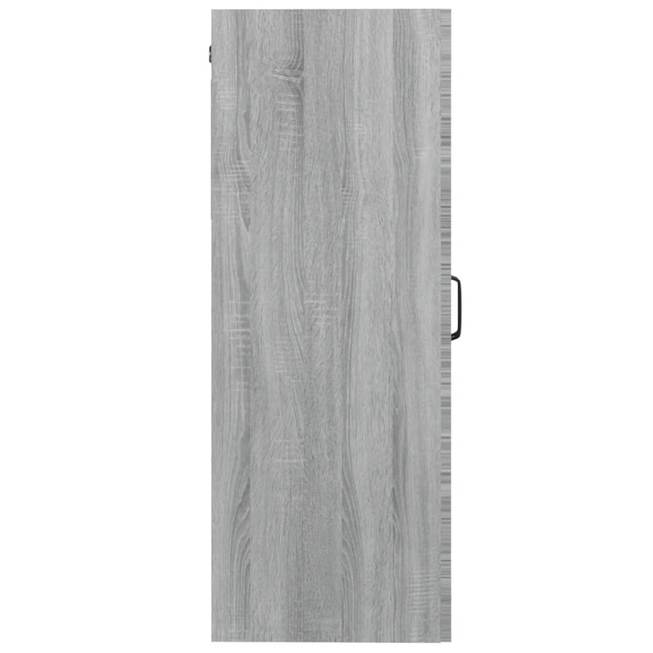 Armario de pared colgante gris Sonoma 69,5x34x90