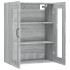 Armario de pared colgante gris Sonoma 69,5x34x90