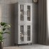 Armario de pared colgante gris Sonoma 69,5x34x90