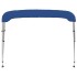 Toldo Bimini de 3 arcos azul 183x196x137