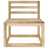 Set de muebles de jardín 2 pzas madera de pino impregnada