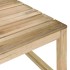 Set de muebles de jardín 2 pzas madera de pino impregnada