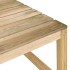 Set de muebles de jardín 2 pzas madera de pino impregnada