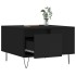 Mesa de centro madera contrachapada negro 55x55x36,5