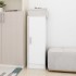 Mueble zapatero de aglomerado blanco 32x35x92