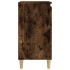 Mesitas noche 2 uds madera contrachapada roble humo 40x35x70