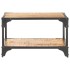 Mesa de centro de madera maciza de mango 60x60x35
