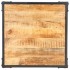 Mesa de centro de madera maciza de mango 60x60x35