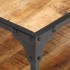 Mesa de centro de madera maciza de mango 60x60x35
