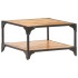 Mesa de centro de madera maciza de mango 60x60x35