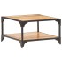 Mesa de centro de madera maciza de mango 60x60x35