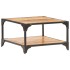 Mesa de centro de madera maciza de mango 60x60x35