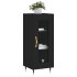 Aparador de madera contrachapada negro 34,5x34x90