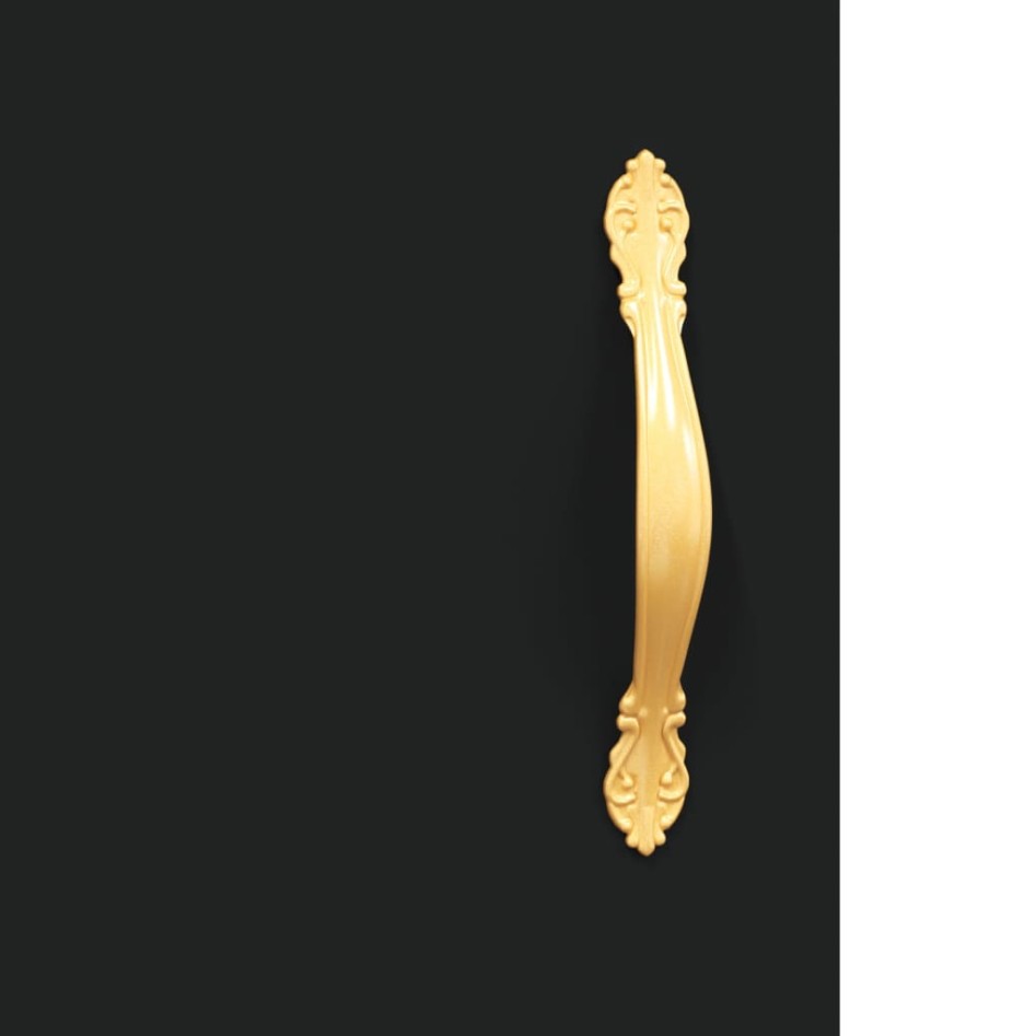 Aparador de madera contrachapada negro 34,5x34x90