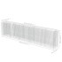 Arriate de gaviones de acero 450x50x100