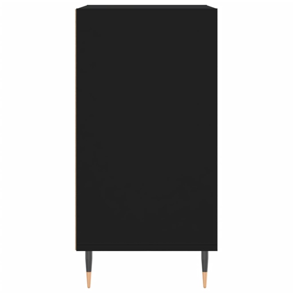 Aparador madera de ingeniería negro 57x35x70