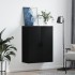 Armario de pared negro 69,5x34x90