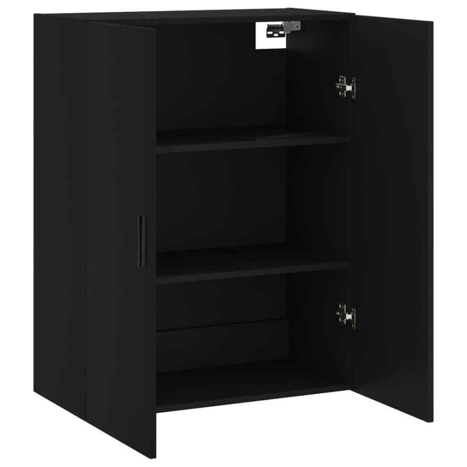 Armario de pared negro 69,5x34x90