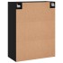 Armario de pared negro 69,5x34x90