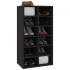 Mueble zapatero de madera contrachapada blanco 54x34x100,5