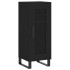 Aparador de madera contrachapada negro 34,5x34x90