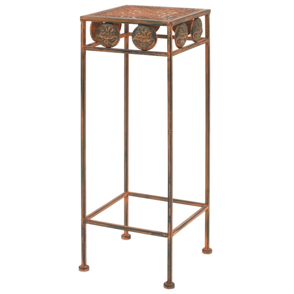 Juego de soportes de planta 3 pzas estilo vintage metal