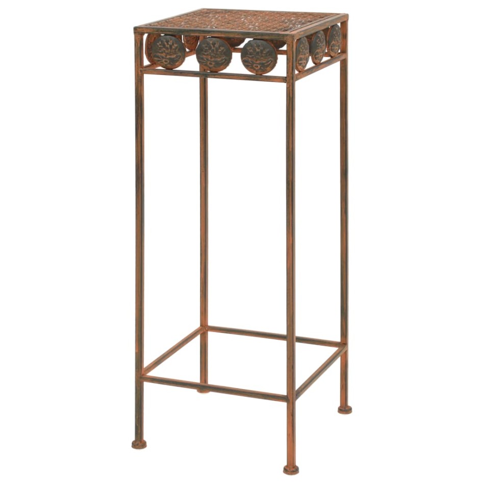Juego de soportes de planta 3 pzas estilo vintage metal