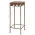 Juego de soportes de planta 3 pzas estilo vintage metal
