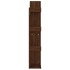 Estantería madera contrachapada roble marrón 48x25,5x140