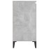 Aparador de madera contrachapada gris hormigón 104x35x70