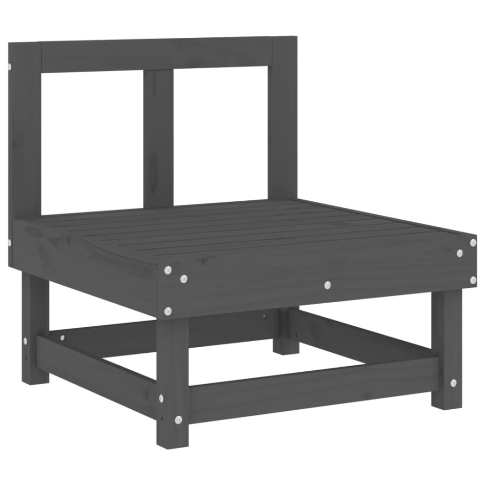 Sofá central con cojines madera maciza de pino