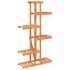 Soporte para flores de madera maciza abeto 75x25x140,5
