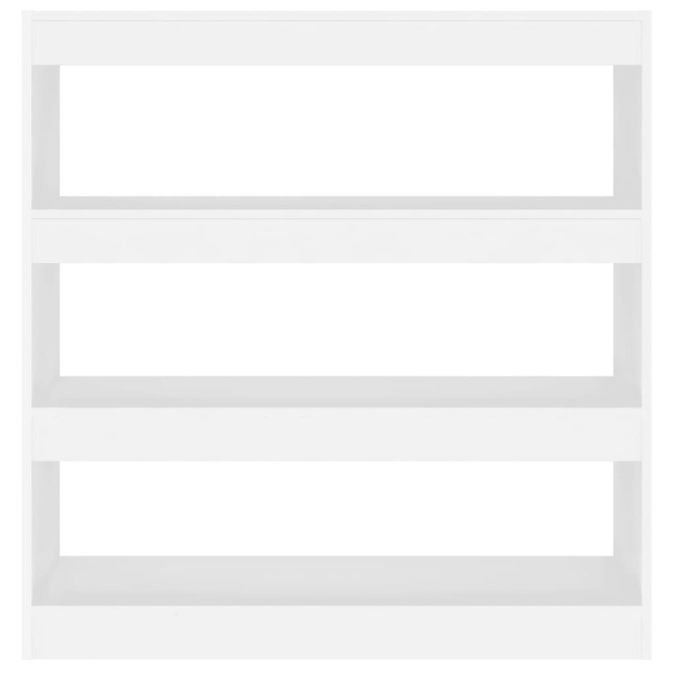 Estantería de libros/divisor de espacios blanco 100x30x103
