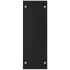 Leñero de vidrio templado negro 40x35x100
