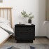Mesitas de noche 2 uds madera maciza de pino negro 35x34x32