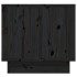 Mesitas de noche 2 uds madera maciza de pino negro 35x34x32