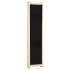 Biombo divisor de 4 paneles de tela negro 160x170x4