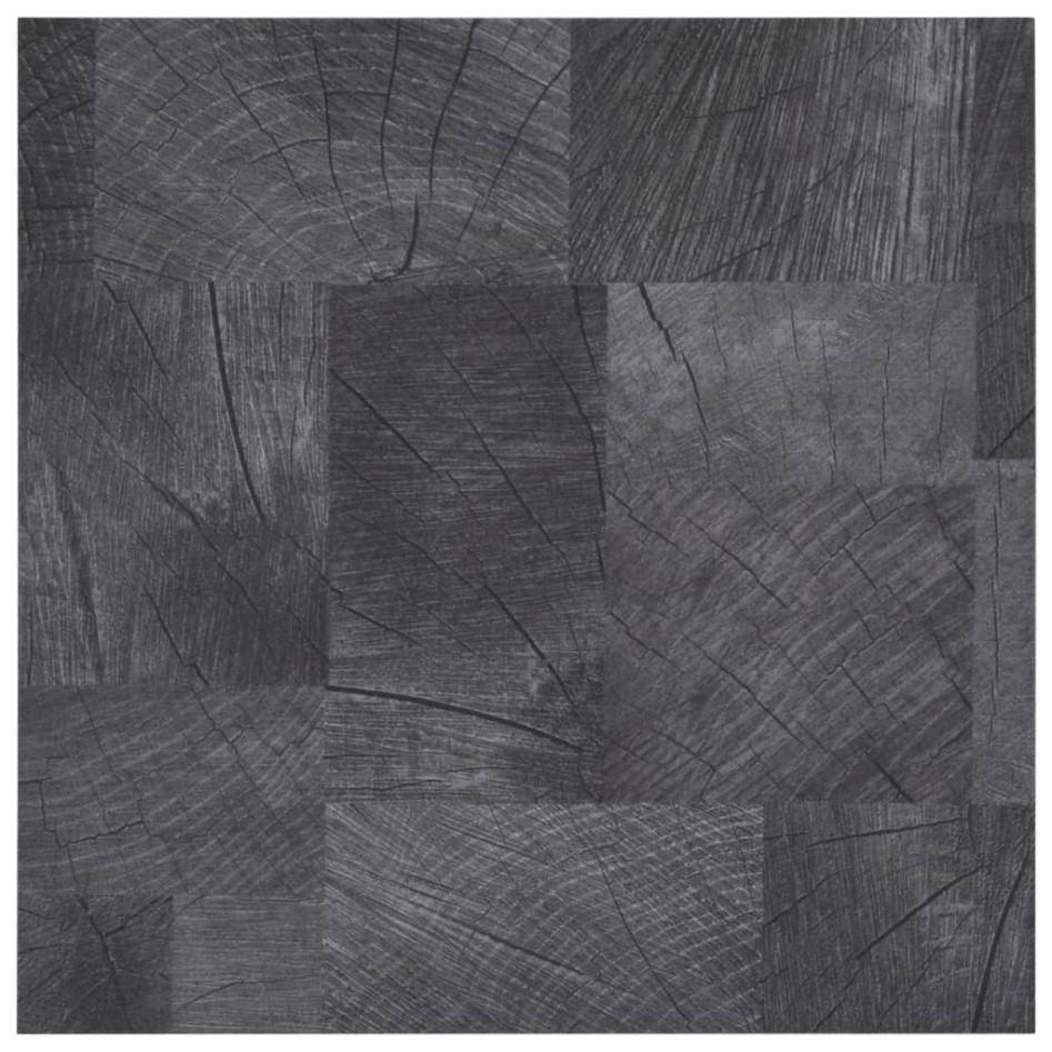 Lama para suelo autoadhesiva PVC estructura madera gris 5,11