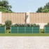 Jardinera elevada de acero galvanizado verde 320x40x77