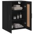 Armario de pared madera de ingeniería negro 69,5x34x90