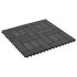 Baldosas de porche de WPC 30x30 cm 1 m² negro 11