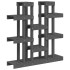 Soporte para plantas madera maciza pino gris 104,5x25x109,5
