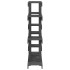 Soporte para plantas madera maciza pino gris 104,5x25x109,5