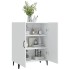 Aparador de madera contrachapada blanco 70x34x90