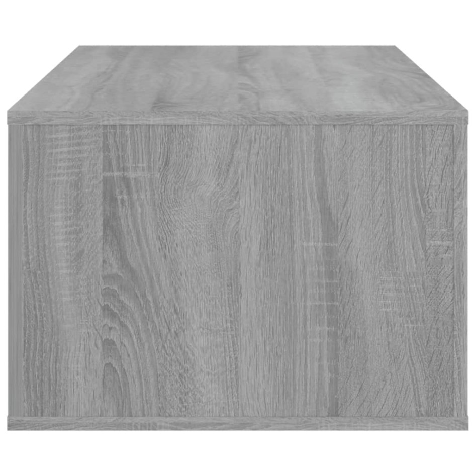 Mesa de centro madera contrachapada gris Sonoma 100x50,5x35