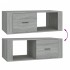 Mesa de centro madera contrachapada gris Sonoma 100x50,5x35