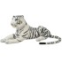 Tigre de peluche blanco