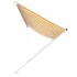Toldo retráctil 350x150 cm amarillo y