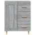 Aparador de madera contrachapada gris Sonoma 69,5x34x90